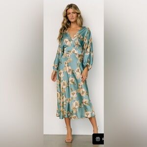 Baltic Born Joni Satin Midi Dress